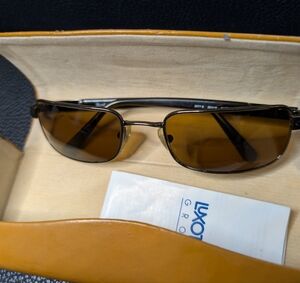 Persol 2077s Brown Lens Black Frame Men's Sunglasses